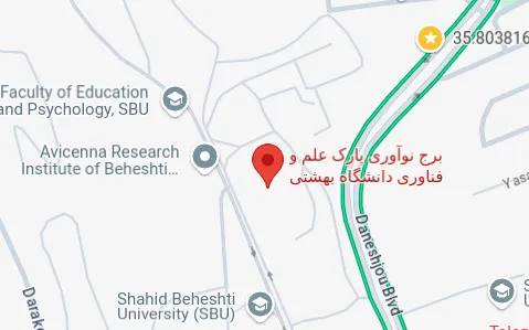 Clickable map of the company location